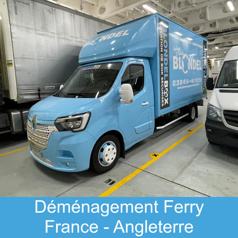 Déménagement Ferry France Angleterre