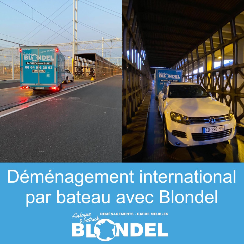 Déménagement international par bateau