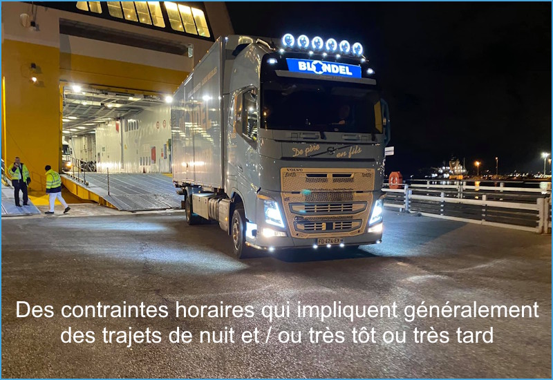 Déménageur avec trajet bac ferry