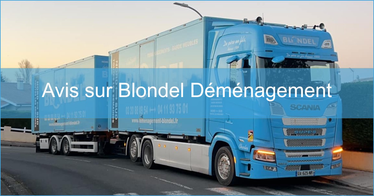 avis sur Blondel Déménagement