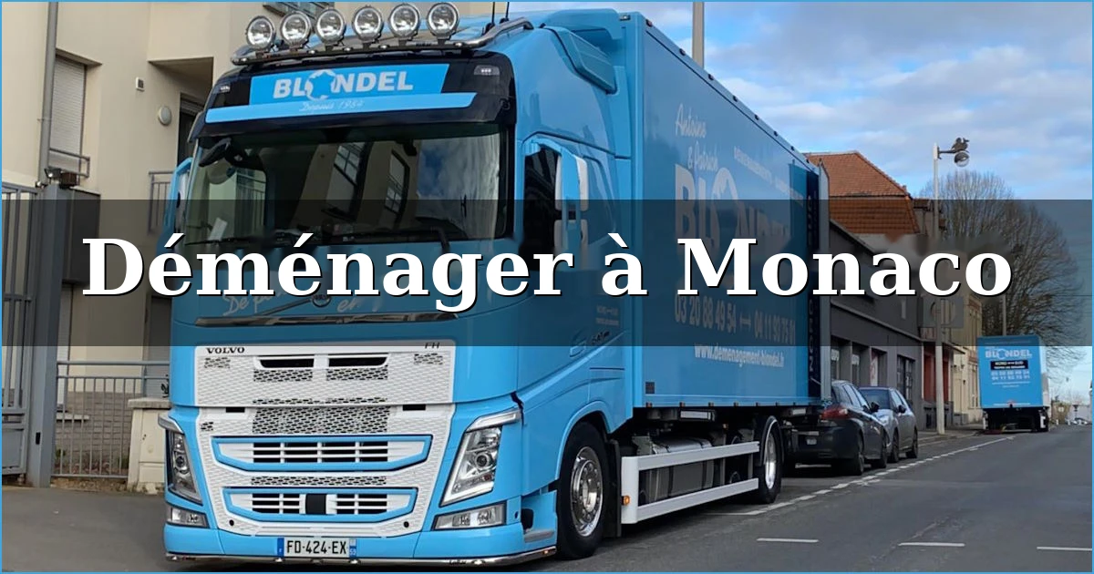 demenageur Lille Monaco