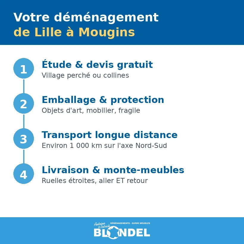 Déménagement Lille Mougins